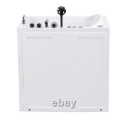 Vidalux Pennington Compact Whirlpool & Airspa Walk-In Bath Left Hand
