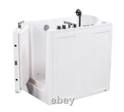 Vidalux Pennington Compact Whirlpool & Airspa Walk-In Bath Left Hand