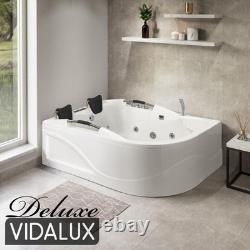 Vidalux WB07B Deluxe Left Hand Twin Person Whirlpool & Airspa Bath