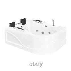 Vidalux WB07B Deluxe Left Hand Twin Person Whirlpool & Airspa Bath