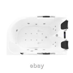 Vidalux WB07B Deluxe Left Hand Twin Person Whirlpool & Airspa Bath