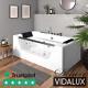 Vidalux WB35 DELUXE 1700 x 800 Whirlpool & Airspa Bath, Bluetooth Heater