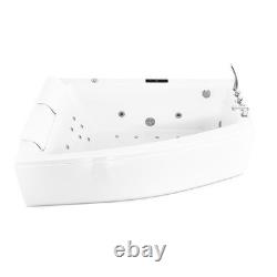 Vidalux WB61 Left DELUXE 1800 x 1200 Twin Corner Corner Whirlpool & Airspa Bath