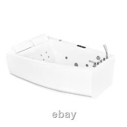 Vidalux WB61 Left DELUXE 1800 x 1200 Twin Corner Corner Whirlpool & Airspa Bath