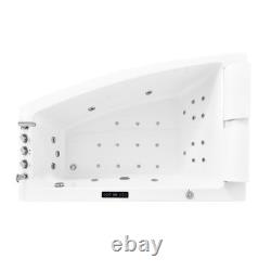 Vidalux WB61 Left DELUXE 1800 x 1200 Twin Corner Corner Whirlpool & Airspa Bath