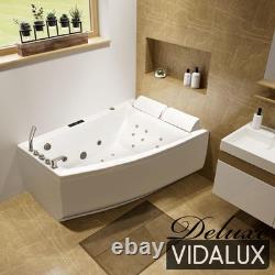 Vidalux WB61 Right DELUXE 1800 x 1200 Twin Corner Corner Whirlpool & Airspa Bath