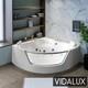 Vidalux WB89 Premium 1400 x 1400 Corner Whirlpool & Airspa Bath