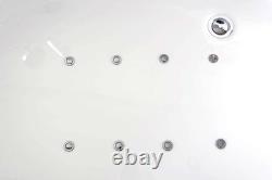 Vidalux WB89 Premium 1400 x 1400 Corner Whirlpool & Airspa Bath