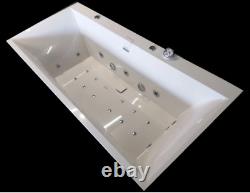 Villeroy&Boch 190x90 Squaro Fiberglass Whirlpool Bathtub Acrylic Hydromassage