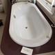 Villeroy and Boch 1700 X 750mm Round Single End 6 Black Jet Whirlpool Bath