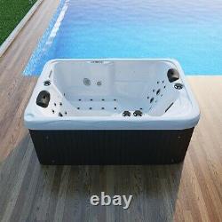 Virpol Outdoor Hot tub Thermostatic Spa Whirlpool 41 Jacuzzi Jets 2-3 Person