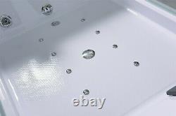 WHIRLPOOL BATH TUB 180 x 120 cm SPA Positano DOUBLE PUMP HYDROTHERAPY HOT TUB