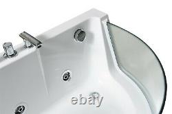 WHIRLPOOL BATH TUB + PANORAMIC GLASS 170 x 80 cm Venice SPA HYDROTHERAPY HOT TUB