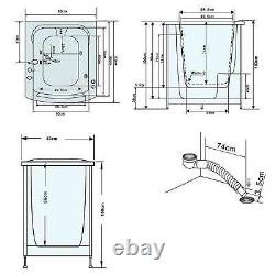 WHIRLPOOL BATHTUB SPA WITH DOOR Florida WALK IN BATHTUB BUILT-IN SEAT