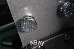 WHIRLPOOL STEAM SHOWER CUBICLE ENCLOSURE BATH CABIN 1700mm x 850mm Radio 2580