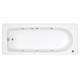 Whirlpool 1700 x 800 Round Single End, Chrome 6 Jet Hydrotherapy Spa Bath