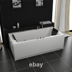 Whirlpool 182x90cm Cleaning Program & Luce-Terapia, 12 Hydrojets