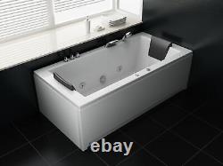 Whirlpool 182x90cm Cleaning Program & Luce-Terapia, 12 Hydrojets