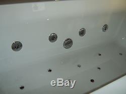 Whirlpool 28 Jet Hydro system CUBE 1700 x 700 Bath Airspa and Whirlpool Combo