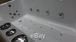 Whirlpool 28 Jet Hydro system CUBE 1700 x 750 Bath Airspa and Whirlpool Combo