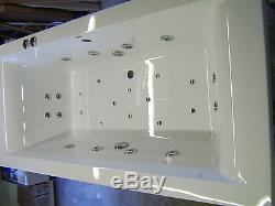 Whirlpool 28 Jet Hydro system CUBE 1700 x 750 Bath & Colour Changing Light