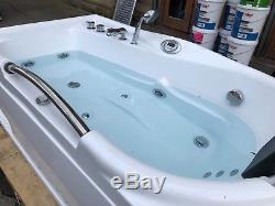 Whirlpool Acrylic Massage Spa Lights Electronic Panel Shower Bath 1680mm