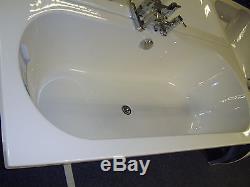 Whirlpool Bath 1700 x 700 Ocean Bath with Bespoke System