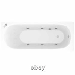 Whirlpool Bath 1700 x 700mm Round Single End Bath 6 Jets