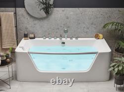 Whirlpool Bath 1700 x 850 mm White BARRANCA