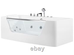 Whirlpool Bath 1700 x 850 mm White BARRANCA