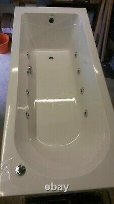 Whirlpool Bath CUBE design Single End 1700mm x 700mm 8 Jets