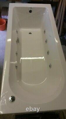 Whirlpool Bath CUBE design Single End 1700mm x 700mm 8 Jets