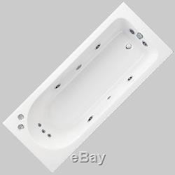 Whirlpool Bath Corner Jacuzzi Spa 11 Jets White Acrylic Bathtub 1700 X 700 mm RL