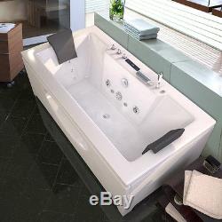 Whirlpool Bath Jacuzzi Corner Shower Spa Rectangular Double Bathtub ID6132