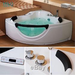 Whirlpool Bath Jacuzzi Corner Shower Spa Rectangular Double Bathtub ID6166M