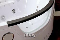 Whirlpool Bath Jacuzzi Jets Massage Double Ended Corner SPA Size14001400620mm