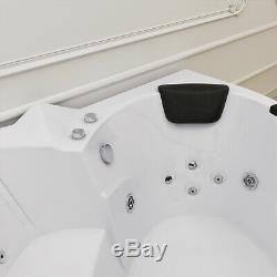 Whirlpool Bath Modern Double End Shower Spa Massage Corner Bathroom