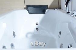 Whirlpool Bath Shower 17 JET Spa Jacuzzi Straight Bathtub 1690mm