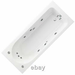 Whirlpool Bath Shower Spa Jacuzzis 13 Massage jets Bathtub With Waste and Pillow