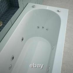 Whirlpool Bath Shower Spa Jacuzzis 13 Massage jets Bathtub With Waste and Pillow