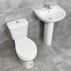 Whirlpool Bath Suite Inc FREE White Light Siera Bath Inc Taps, Toilet + Basin