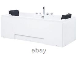 Whirlpool Bath with LED 1700 x 750 mm White GALLEY