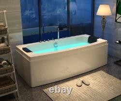 Whirlpool Bathtub 170x80 CM With Fittings 12 Massage Nozzles Detached Cheap