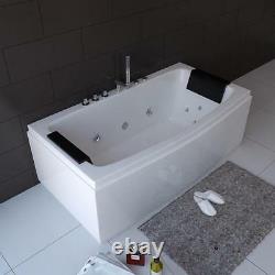 Whirlpool Bathtub 170x80 CM With Fittings 12 Massage Nozzles Detached Cheap