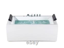 Whirlpool Bathtub Self-Supporting With 14 Nozzle LED Waterfall Fittings For Bath