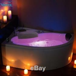 Whirlpool Corner Bath Jacuzzis Massage One Person Spa Bathtub 1510L 1500mm