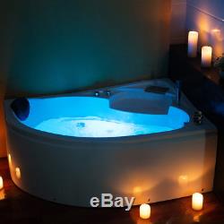 Whirlpool Corner Bath Jacuzzis Massage One Person Spa Bathtub 1510R 1500mm