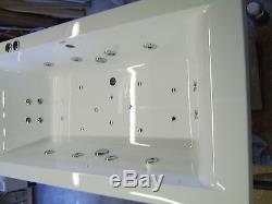 Whirlpool Hydro System CUBE 1700 x 750 Bath 28 Jet & Colour Changing Light