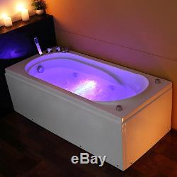Whirlpool Jacuzzi Corner Bath Shower Spa Massage Rectangular Single Bathtub a69M