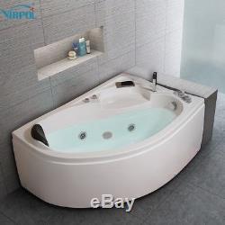 Whirlpool Right Hand Spa Jacuzzis Massage One Person Corner Bathtub 1510R 1500mm